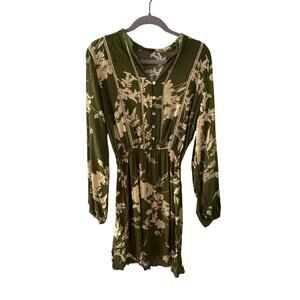 Luna Chix Green Floral Dress Women’s M NWT – Festival Boot-Loop Style